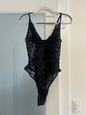 Black Lace Intimate Bodysuit - Studio F Made in Colombia